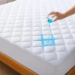100% Waterproof Mattress Protector Quilted Pad Cover Breathable Fitted. Fixed Price $22.99.