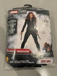 Women's Deluxe Civil War Black Widow Costume Marvel Studios Small - No Belt. Fixed Price $74.99.