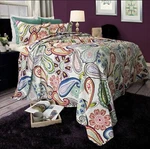 Lavish Home Quilt Set 300-TC Hypoallergenic Polyester/cotton Green (3-PIECE). Fixed Price $39.45.