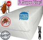 Venice Superior Heavy 8 Gauge Vinyl Zippered Mattress Cover Water Bed-bug Proof. Fixed Price $24.98.