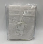 Pottery Barn Belgian Flax Linen Box Spring Cover White King #8712D. Fixed Price $110.53.