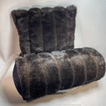 Newport /madison Landing Faux Mink Roll & Square Set 18 /16 X16. Fixed Price $59.99.