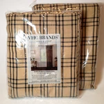 Vhc Brands 96"X40" Plaid Panel Pair Sawyer Mill Charcoal Window Curtains. Fixed Price $63.95.