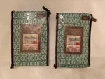 Anthology Bungalow Euro Shams Set Of 2 Jade Green White New. Fixed Price $34.00.
