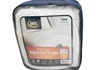 Serta Total Protection Mattress Pad Twin White Waterproof Antimicrobial Allergen. Fixed Price $44.99.
