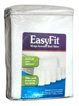 Ellery Easyfit Wrap-around Bed Skirt White Pom Trim Queen-king Adjustable. Fixed Price $24.00.