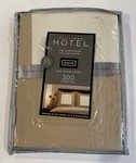 Springmaid Platinum Hotel 100% Cotton Sateen Euro Pillow Sham Astoria Tan 300 Tc. Fixed Price $8.99.