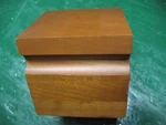 Shur Designs Perry Hardwood Trinket /jewelry Box 3.5'' Cube Hinged Lid. Fixed Price $19.00.