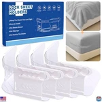 Durable Bed Holders - Heavy Duty Fitted Clips To Keep Sheets Tight. Fixed Price $41.16.