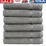 100PCT Turkish Cotton Hand Towels Set 6 Soft Absorbent Bathroom Essential New. Fixed Price $40.52.