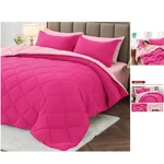 5-PIECE Reversible Twin Comforter Set Hot Pink & Baby Cozy Chic. Fixed Price $82.96.