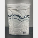 Melange Home Double Scallop Embroidered 300THREAD Euro Sham Pair White Blue. Fixed Price $24.99.