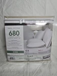 King Size Kirkland Signature 680 Thread Count Sheet Set Pc Oatmeal. Fixed Price $69.99.
