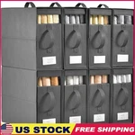 Foldable Bed Sheet Organizer W/ Transparent Window 8 Pack Storage Bins Closet Us. Fixed Price $82.06.