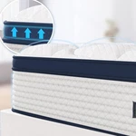 Deep Sleep Queen Mattress 10 Inch Box, Cloud Euro Top Soft Hybrid. Fixed Price $274.09.
