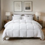 Feather Down Comforter, Natural Fluffy Duvet Insert, Luxurious Hotel Collection. Fixed Price $119.99.
