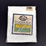 Pacific Coast Feather Bed Protector/cover Queen Zip 100% Cotton Nwt. Fixed Price $44.99.