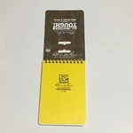 Rite Rain 146 Top Spiral Yellow X 6" All Weather Note Book. Fixed Price $10.00.