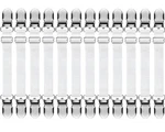 Boao 12 Pcs Bed Sheet Clips Straps Corner 4-8 Inch Length, White. Fixed Price $20.50.