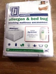 Cleanrest Mattress Protector Allergen & Bed Bug White Full 54" X 75" 9"/18". Fixed Price $15.00.