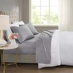 Madison Park 3M Microcell Bed Sheet Set Color Fast, Wrinkle And Stain Resistant,. Fixed Price $38.00.