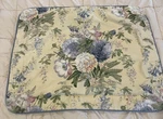 Thomasville Yellow Floral Pillow Sham Standard Braided Trim French Country. Fixed Price $12.95.
