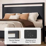 Easy Assemble Queen Bed Frame With Wood Headboard & Footboard, Tool-free Meta. Fixed Price $199.76.