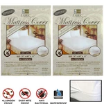 King Size Zippered Mattress Protector Waterproof Dust Covers Fabric 78X80X12. Fixed Price $34.51.