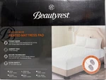 Beautyrest Cotton Rich Heated Mattress Pad Twin Xl Luxury New Open Box 2E. Fixed Price $44.99.