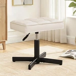 Adjustable Vanity Stool, 15''-19.5'' Foot Rest Under Desk, 360 Swivel Ch. Fixed Price $95.99.