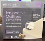 Serta Icomfort King Mattress Protector Tempactiv Cooling Waterproof New Sealed!. Fixed Price $69.99.