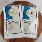 Lot 2 - Room + Retreat Cool Comfort Zipper Pillow Protector Standard/queen White. Fixed Price $9.99.