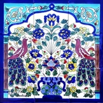 18INX18IN Peacock Design Ceramic Tiles Wall Art Mosaic Mural Kitchen Backsplash. Fixed Price $180.00.