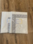 Set Matouk Schumacher Ophelia Standard Sham Flange Indigo 21X27. Fixed Price $190.00.