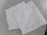 New Jaclyn Smith 116 42000 25-1/2" White Textured Pillow Cover Set. Fixed Price $24.99.