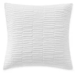 Highline Bedding Co Messina Quilt New $60 Sham European Pillow Case Ivory. Fixed Price $34.99.