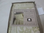 New Lh Lamont Home Savannah Woven Standard Pillow Sham 20X26 Sage Nip. Fixed Price $22.98.