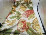 One Pottery Barn Euro Pillow Sham Floral Botanical Fall Autumn Mum Bedding Vtg. Fixed Price $31.99.