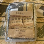 Park Designs Bear Tracks 21X27 Standard Pillow Sham 100% Cotton Made India. Fixed Price $34.00.