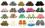 Wishpets Furry Animal Slippers For Kids/youth And Adults - Size Medium. Fixed Price $29.69.