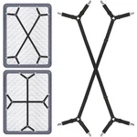 Bed Sheet Holders 2 Pcs Adjustable Fitted Straps For Corner. Fixed Price $9.76.