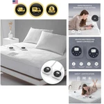 King Size Electric Heated Mattress Pad - Bed Warmer With Memory & Preheat Fun.... Fixed Price $178.98.