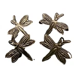 Dii Silver Vintage 1994 Set Of Napkin Rings Dragonfly Design. Fixed Price $24.00.