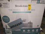 Brookstone The Perfect 18" Air Bed Twin 39"W X 74"L Medium Profile With. Fixed Price $30.00.