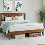 Solid Bed W/ Headboard,heavy Duty Platform Frame,pine Wood,queen. Fixed Price $164.36.