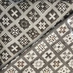Dada Bedding Tristan Patchwork Quilt Set Queen 3PC Charcoal Grey Cotton Blend. Fixed Price $40.00.