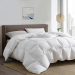 Down Fiber Comforter Queen Size-lightweight Duvet Insert, Luxury Fluffy Bed. Fixed Price $133.99.
