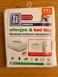 Cleanrest Hypoallergenic Waterproof Bedbug Zippered Mattress Cover Protector Txl. Fixed Price $24.99.