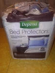 Depend Bed Protectors-thicker And Super Absorbent-disposable-new!!. Fixed Price $11.39.