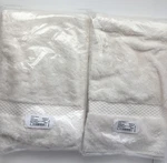 (2)FRANCE Etoile Nacre Guest Towel By Yves Delorme Soft & Absorbent. Fixed Price $59.99.